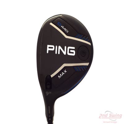 Ping G440 MAX Fairway Wood 9 Wood 9W 24° Alta CB Blue 65 Graphite Stiff Left Handed 41.75in