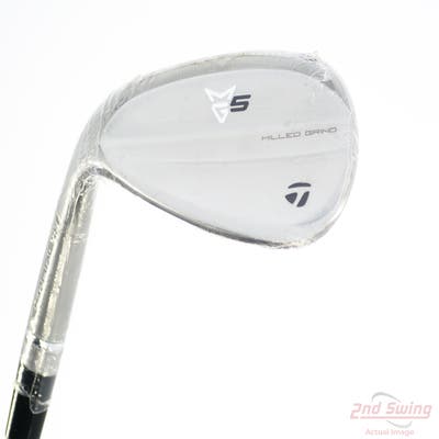 Mint TaylorMade Milled Grind 5 Satin Chrome Wedge Lob LW 60° 10 Deg Bounce SB True Temper Dynamic Gold Tour Issue 115 Steel Wedge Flex Left Handed 35.25in