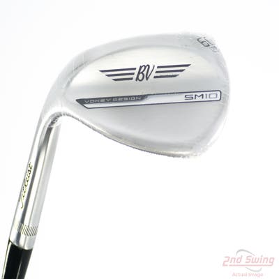 Mint Titleist Vokey SM10 Tour Chrome Wedge Lob LW 60° 12 Deg Bounce D Grind True Temper Dynamic Gold S200 Steel Stiff Left Handed 35.5in