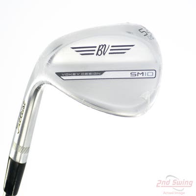 Mint Titleist Vokey SM10 Tour Chrome Wedge Sand SW 54° 12 Deg Bounce D Grind True Temper Dynamic Gold S200 Steel Stiff Left Handed 35.75in