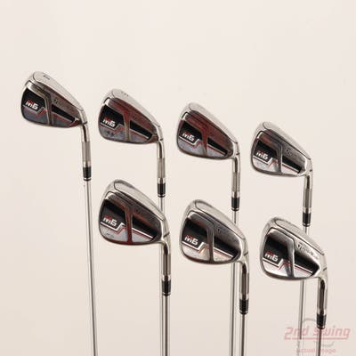 TaylorMade M6 Iron Set 4-PW TM Mitsubishi Fubuki TM6 Graphite Regular Right Handed -1/2"