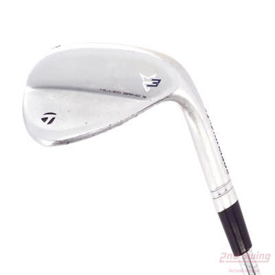 TaylorMade Milled Grind 3 Raw Chrome Wedge Lob LW 58° 11 Deg Bounce SB True Temper Dynamic Gold Tour Issue S200 Steel Stiff Right Handed 34.5in