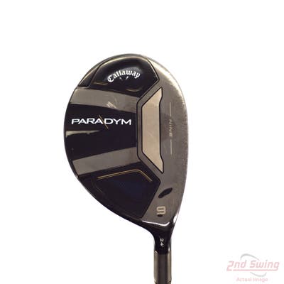 Callaway Paradym Fairway Wood 9 Wood 9W 24° Aldila Ascent PL 40 Graphite Senior Right Handed 41.75in