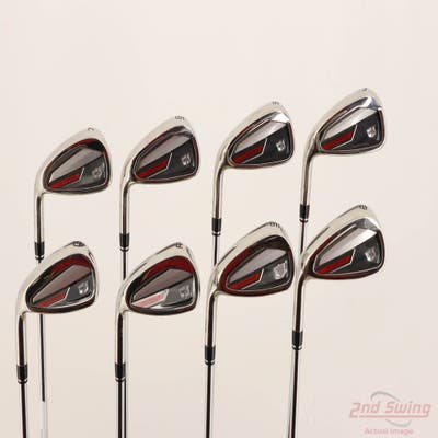 Mint Wilson Staff Dynapwr Iron Set 4-PW GW FST KBS Max Ultralite Steel Regular Left Handed -1/4"