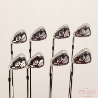 Mint Wilson Staff D200 Iron Set 4-PW GW UST Mamiya Elements Chrome Graphite Regular Left Handed STD