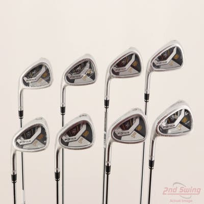 Mint Wilson Staff FG Tour F5 Iron Set 4-PW GW True Temper Dynamic Gold XP S300 Steel Stiff Left Handed STD