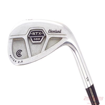 Cleveland 588 RTX 2.0 RTG Wedge Gap GW 50° 10 Deg Bounce Mid True Temper Dynamic Gold S300 Steel Wedge Flex Right Handed 35.5in