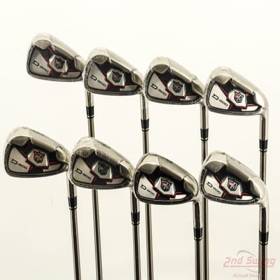 Mint Wilson Staff D200 Iron Set 4-PW GW Wilson Elements Chrome 59F Graphite Stiff Right Handed STD