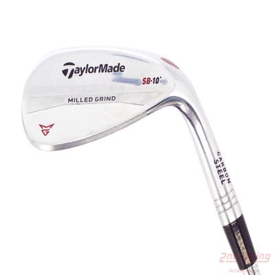 TaylorMade Milled Grind Satin Chrome Wedge Lob LW 60° 10 Deg Bounce SB True Temper Dynamic Gold Steel Wedge Flex Right Handed 35.0in