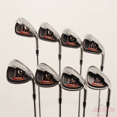 TaylorMade Burner Plus Iron Set 4-PW AW TM Burner Superfast 85 Steel Uniflex Right Handed +3/4"