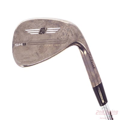 Titleist Vokey SM9 Brushed Steel Wedge Pitching Wedge PW 46° 10 Deg Bounce F Grind FST KBS Tour-V 120 Steel X-Stiff Right Handed 35.5in