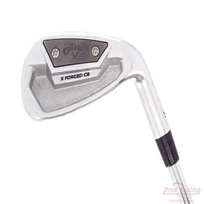 Callaway X Forged CB 21 Single Iron Pitching Wedge PW True Temper Dynamic Gold X7 Steel X-Stiff Right Handed 35.75in