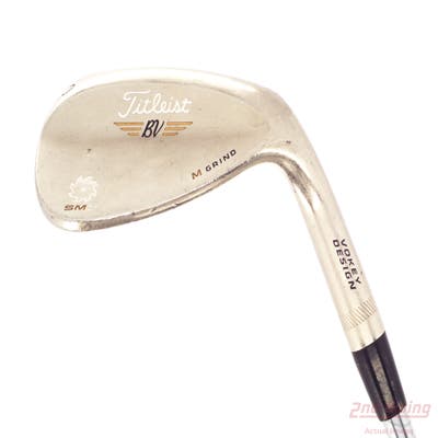 Titleist Vokey SM5 Gold Nickel Wedge Lob LW 60° 8 Deg Bounce M Grind Titleist SM5 BV Steel Wedge Flex Right Handed 35.25in