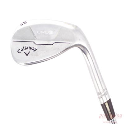 Callaway Opus Brushed Chrome Wedge Lob LW 58° 8 Deg Bounce C Grind FST KBS Tour-V 120 Steel X-Stiff Right Handed 35.0in