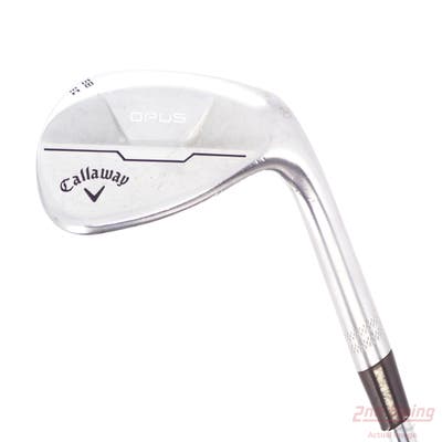 Callaway Opus Brushed Chrome Wedge Lob LW 58° 8 Deg Bounce C Grind FST KBS Tour-V 120 Steel X-Stiff Right Handed 35.25in