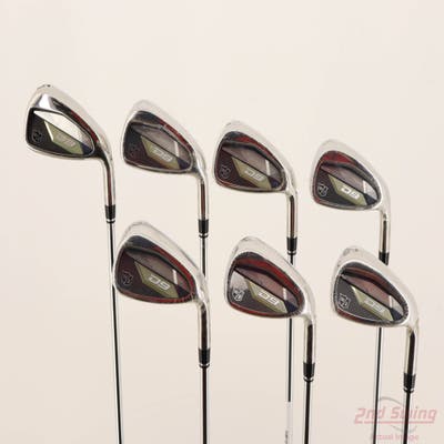 Mint Wilson Staff D9 Iron Set 5-PW GW FST KBS Max Ultralite Steel Regular Right Handed STD