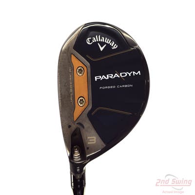 Callaway Paradym Fairway Wood 3 Wood 3W 15° Project X HZRDUS Silver Gen4 60 Graphite Regular Left Handed 43.5in