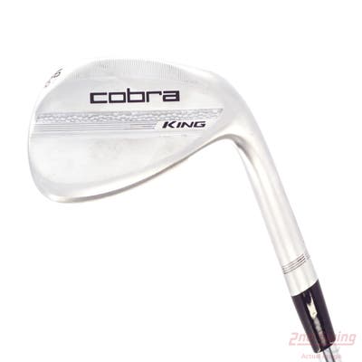 Cobra 2025 King Chrome Wedge Gap GW 56° 10 Deg Bounce V Grind Dynamic Gold Mid 115 Steel Regular Right Handed 35.5in