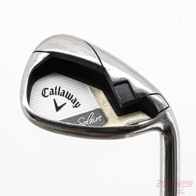 Callaway Solaire Gems Single Iron Pitching Wedge PW Stock Graphite Shaft Graphite Ladies Right Handed 35.25in