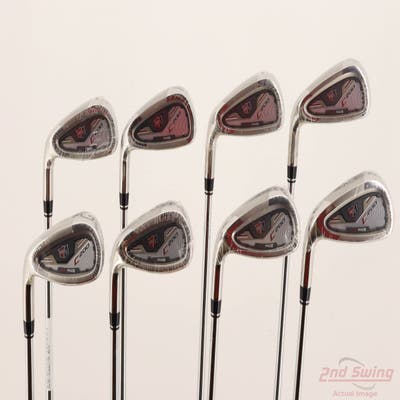 Mint Wilson Staff C200 Iron Set 4-PW GW FST KBS Tour 125 Steel Stiff+ Left Handed +1 3/4"