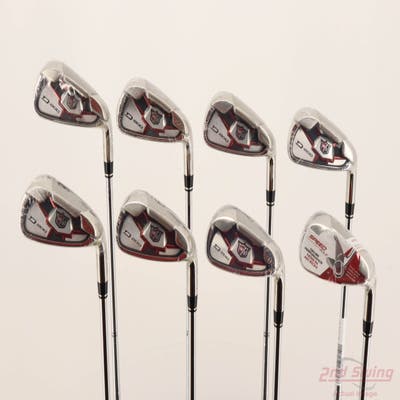 Mint Wilson Staff D200 Iron Set 4-PW GW Wilson Super Light 85 Steel Stiff Right Handed STD