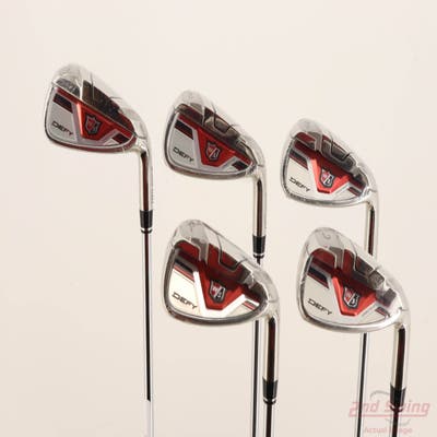 Mint Wilson Staff Defy Iron Set 7-PW GW Wilson Super Light 85 Steel Regular Right Handed +1/2"