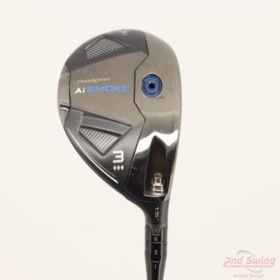 Callaway Paradym Ai Smoke TD Fairway Wood 3 Wood 3W 15° Fujikura Ventus TR Blue Velocore 7 Graphite X-Stiff Right Handed 43.5in