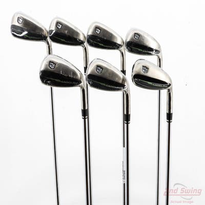 Mint Wilson Staff Launch Pad 2 Iron Set 5-PW GW FST KBS Max Ultralite Steel Stiff Right Handed +3/4"