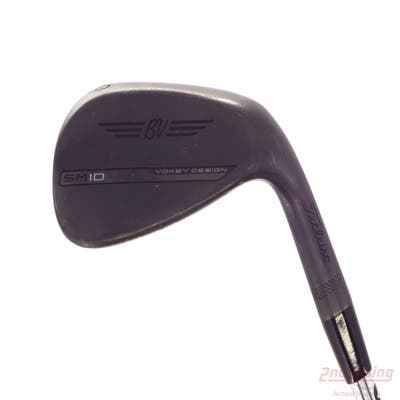 Titleist Vokey SM10 Jet Black Wedge Gap GW 50° 8 Deg Bounce F Grind True Temper AMT Black S300 Steel Stiff Right Handed 35.5in