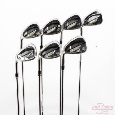 Mint Wilson Staff D9 Iron Set 5-PW GW FST KBS Max Ultralite Steel Regular Left Handed STD