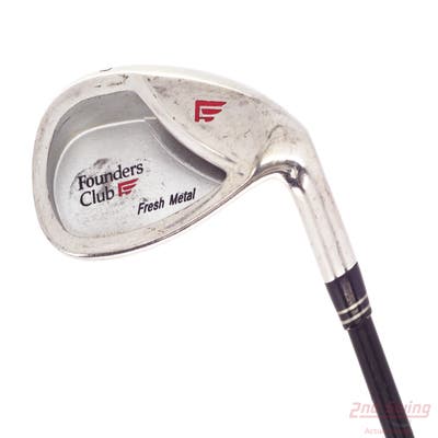 Founders Club Fresh Metal Single Iron Pitching Wedge PW Stock Graphite Shaft Graphite Stiff Right Handed 36.0in