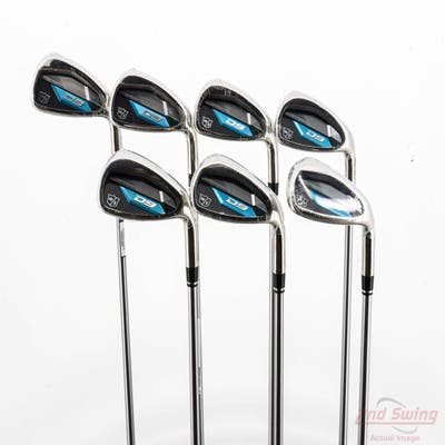 Mint Wilson Staff D9 Iron Set 6-PW GW SW Aldila Quaranta Blue 40 Graphite Ladies Right Handed -1 1/4"
