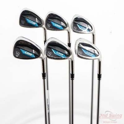 Mint Wilson Staff D9 Iron Set 7-PW GW SW Aldila Quaranta Blue 40 Graphite Ladies Right Handed -1 1/4"