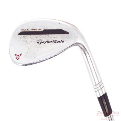 TaylorMade Milled Grind 2 Chrome Wedge Lob LW 58° 11 Deg Bounce SB True Temper Dynamic Gold S200 Steel Stiff Right Handed 34.5in