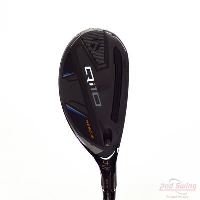 Mint TaylorMade Qi10 Hybrid 4 Hybrid 22° Mitsubishi Kai'li White 90 Graphite Stiff Right Handed 40.0in