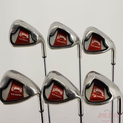 Callaway 2008 Big Bertha Iron Set 6-PW AW Callaway Big Bertha Steel Steel Uniflex Right Handed STD
