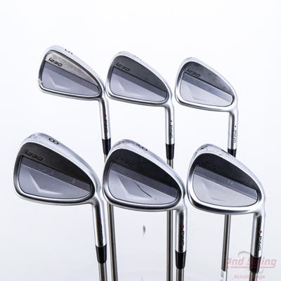 Ping i230 Iron Set 5-PW Aerotech SteelFiber i95cw Graphite Stiff Right Handed Red dot +1/2"