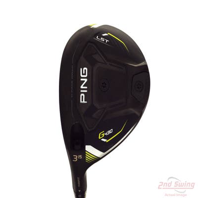 Ping G430 LST Fairway Wood 3 Wood 3W 15° UST Mamiya LIN-Q M40X White 7 Graphite X-Stiff Left Handed 42.75in