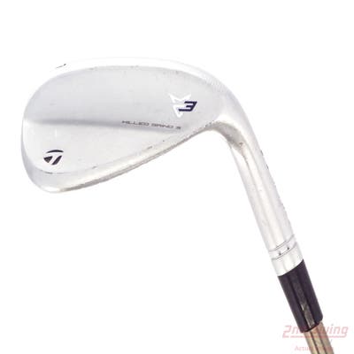 TaylorMade Milled Grind 3 Raw Chrome Wedge Lob LW 60° 10 Deg Bounce SB UST Mamiya Recoil Dart ESX 460 F2 Steel Senior Right Handed 35.0in