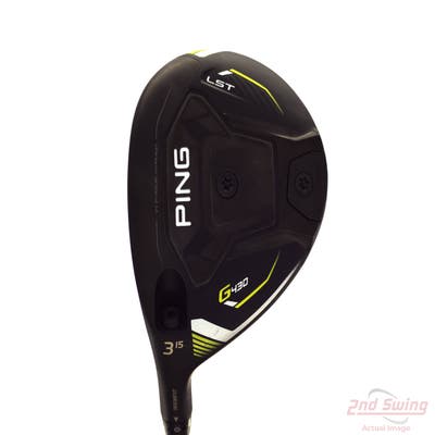 Ping G430 LST Fairway Wood 3 Wood 3W 15° UST Mamiya LIN-Q M40X Blue 6 Graphite Stiff Left Handed 42.75in