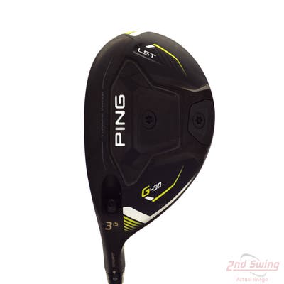 Ping G430 LST Fairway Wood 3 Wood 3W 15° UST Mamiya LIN-Q M40X Blue 6 Graphite Stiff Left Handed 42.75in