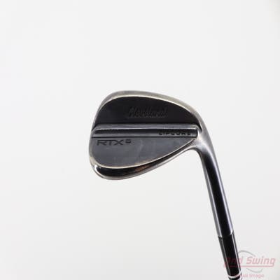 Cleveland RTX 6 ZipCore Black Satin Wedge Gap GW 52° 10 Deg Bounce Mid True Temper Dynamic Gold Spinner Tour Issue Steel Wedge Flex Right Handed 35.75in