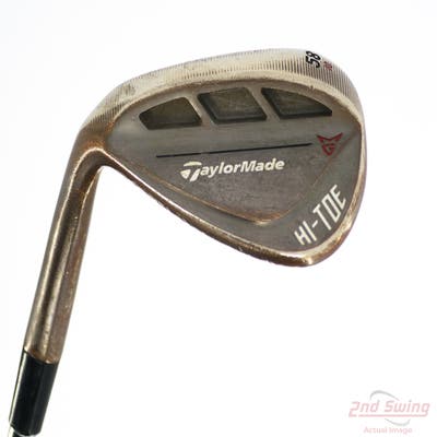 TaylorMade HI-TOE RAW Wedge Lob LW 58° 10 Deg Bounce True Temper Dynamic Gold Tour Issue X100 Steel X-Stiff Left Handed 35.5in