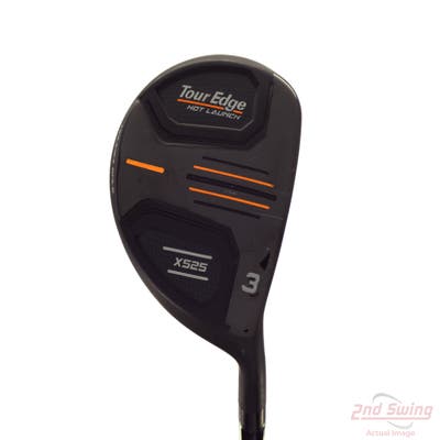 Tour Edge Hot Launch X525 Fairway Wood 3 Wood 3W UST Mamiya Helium Nanocore Black 55 Graphite Regular Right Handed 42.5in
