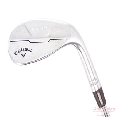 Callaway Opus Brushed Chrome Wedge Sand SW 56° 12 Deg Bounce S Grind True Temper Dynamic Gold Mid 115 Wedge Steel Wedge Flex Right Handed 35.25in