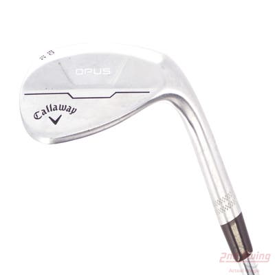 Callaway Opus Brushed Chrome Wedge Lob LW 60° 8 Deg Bounce C Grind True Temper Dynamic Gold Mid 115 Wedge Steel Wedge Flex Right Handed 35.0in