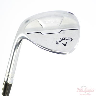 Mint Callaway Opus Brushed Chrome Wedge Lob LW 58° 10 Deg Bounce S Grind True Temper Dynamic Gold Mid 115 Wedge Steel Wedge Flex Left Handed 35.0in