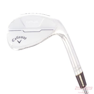 Mint Callaway Opus Brushed Chrome Wedge Lob LW 58° 10 Deg Bounce S Grind True Temper Dynamic Gold Mid 115 Wedge Steel Wedge Flex Right Handed 35.0in