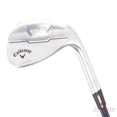 Callaway Opus Brushed Chrome Wedge Sand SW 56° 14 Deg Bounce W Grind UST Recoil Dart HDC 50 Graphite Wedge Flex Right Handed 34.25in