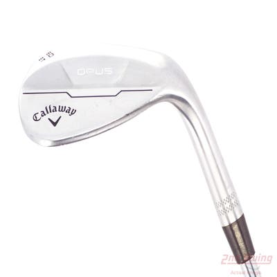 Callaway Opus Brushed Chrome Wedge Lob LW 60° 6 Deg Bounce T Grind True Temper Dynamic Gold Mid 115 Wedge Steel Wedge Flex Right Handed 35.0in
